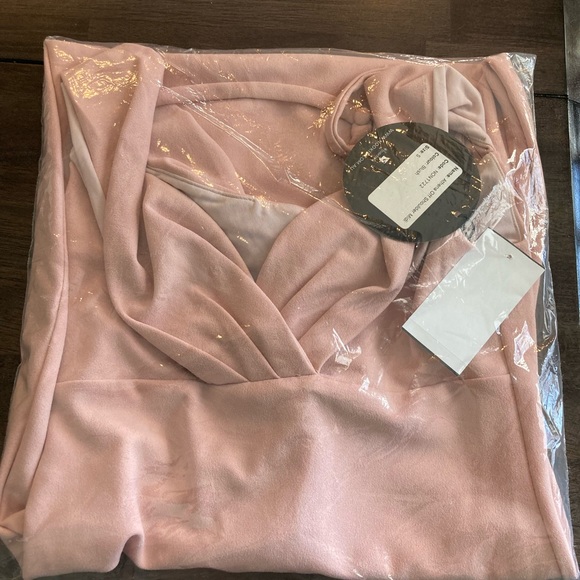 Nookie Athena Off Shoulder Midi Blush - Picture 5 of 5